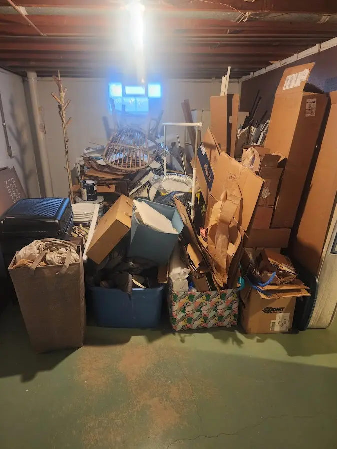 Roll-off dumpster container at job site for Construction Dumpster Rental in Shady Hollow